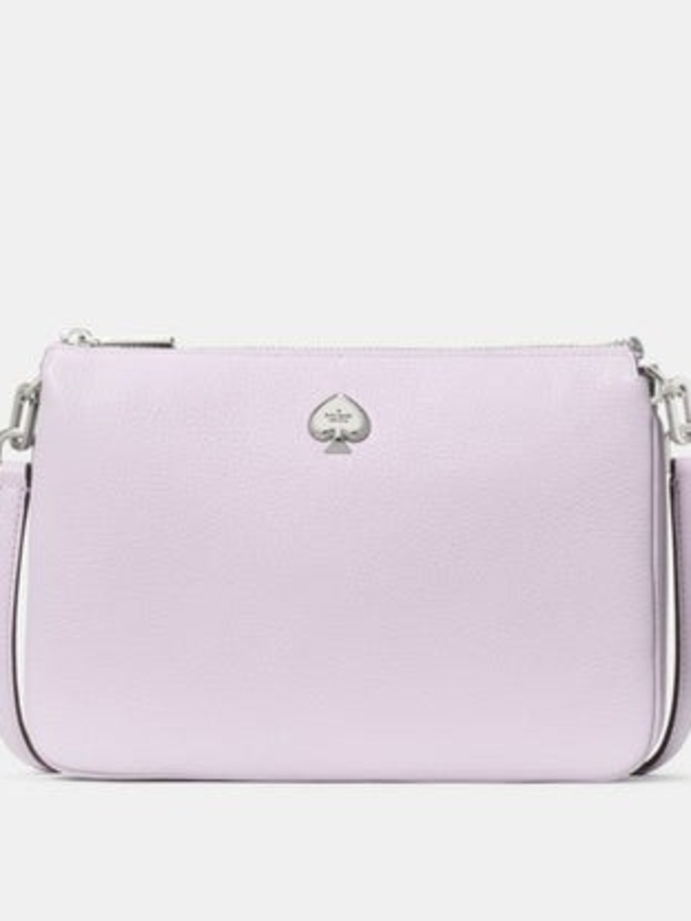 🆕️ Kate Spade Light Frozen Lilac Kayla Triple Crossbody Bag